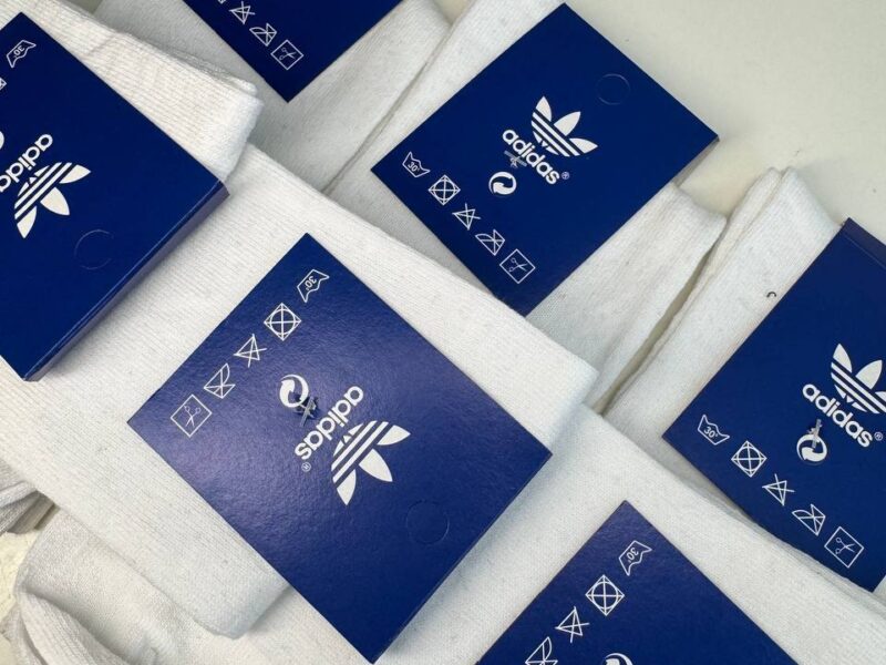 Adidas Wysokie Białe Skarpety Adidas rozmiary od 36 do 44