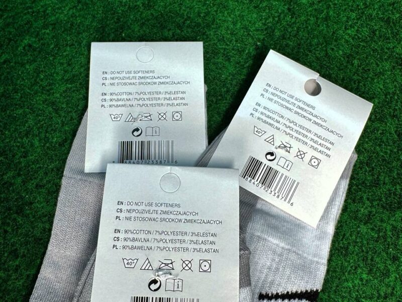 Skarpety Nike Everyday Low Cut – białe/Szare 36-39