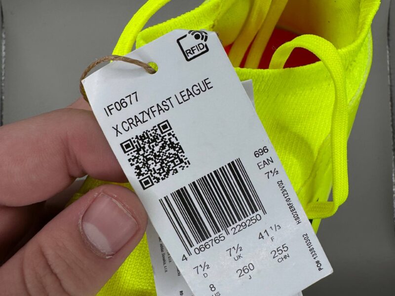 adidasButy do piłki nożnej X Crazyfast League Artificial Grass Boots IF0677 Żółty